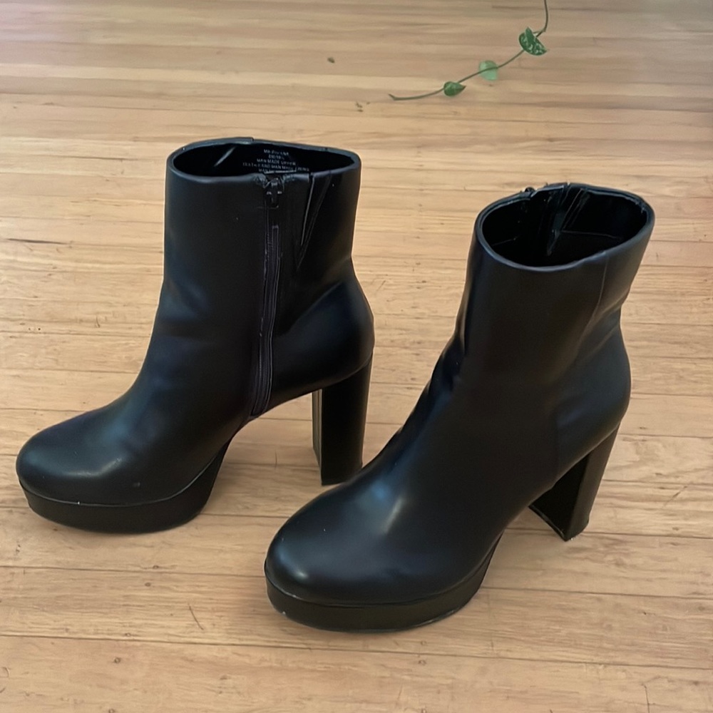 Platform booties
